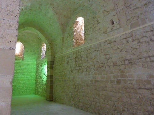 エジプト・アレキサンドリアのカーイト・ベイの要塞内部