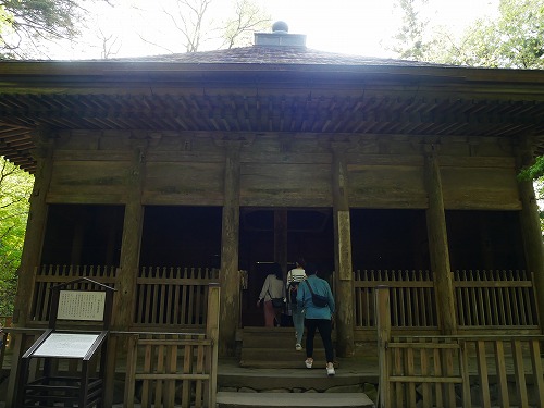 中尊寺の旧覆堂
