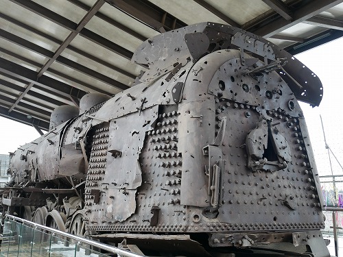 DMZツアー：臨津閣ヌル公園にある破壊された蒸気機関車