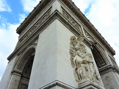 フランスのパリにあるエトワール凱旋門