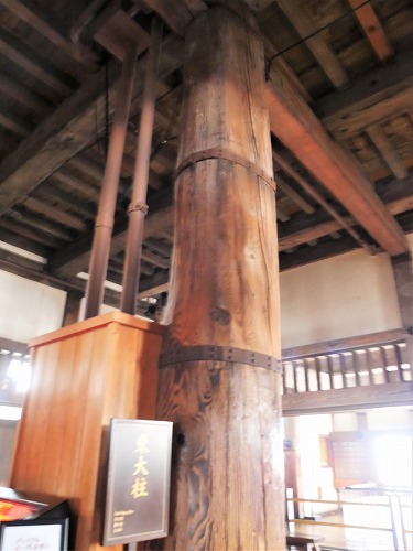 姫路城の心柱
