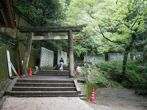 金刀比羅宮の御本宮から奥社へ続く道