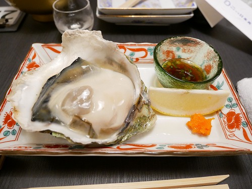 出雲市にある「のどぐろ日本海」の生牡蠣