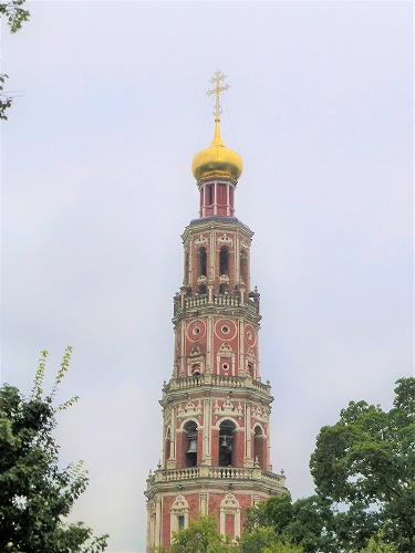ロシア・モスクワにあるノヴォデヴィチ女子修道院の鐘楼