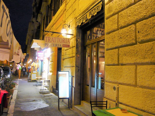 ローマのレストラン「binario」