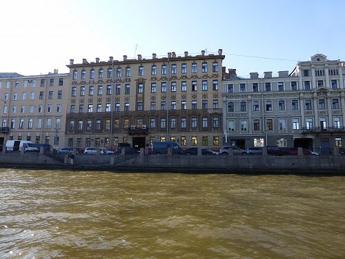 ロシア・サンクトペテルブルクのネヴァ川クルーズ（ネヴァ川）