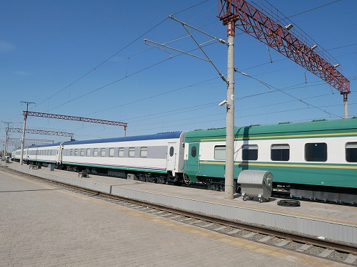 ウズベキスタンの寝台列車